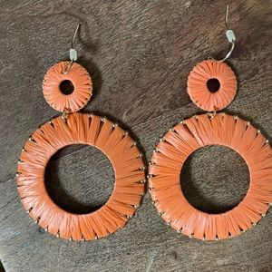 Orange earrings